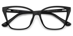Sienna Black Butterfly Glasses1