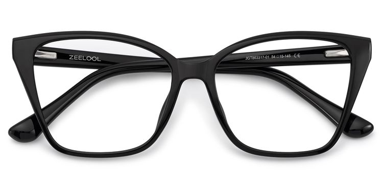 Sienna Black Butterfly Glasses