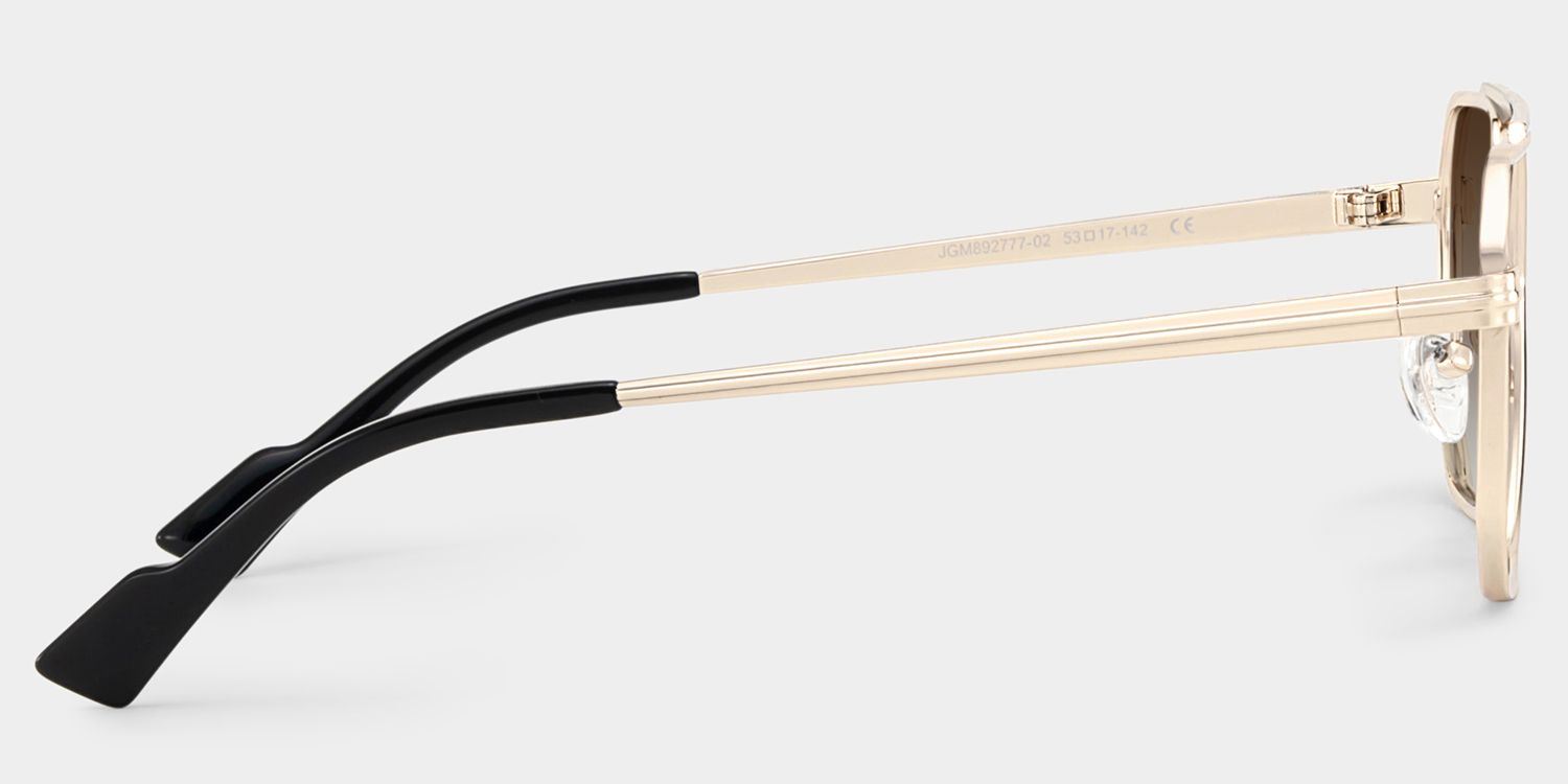 Autumn Aviator Gold Frame Sunglasses Online Sale | ZEELOOL3