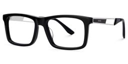 Osvaldo Black Rectangle Glasses2