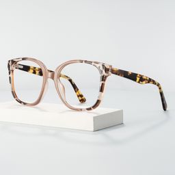 Siner Khaki Tortoise Square Glasses1