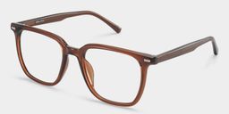 Eliza Dark Brown Square Glasses3