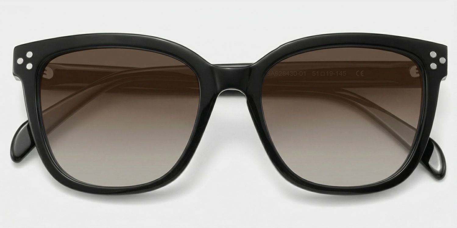 Scarlett Square Black Frame Sunglasses Online Sale | ZEELOOL1