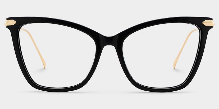 Hilary Black Butterfly Glasses