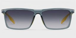 Active Blue Yellow Rectangle Sunglasses0