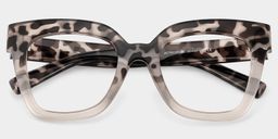 Malcolm Two-Tone Square Glasses1