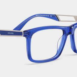 Morgan Blue Rectangle Glasses5