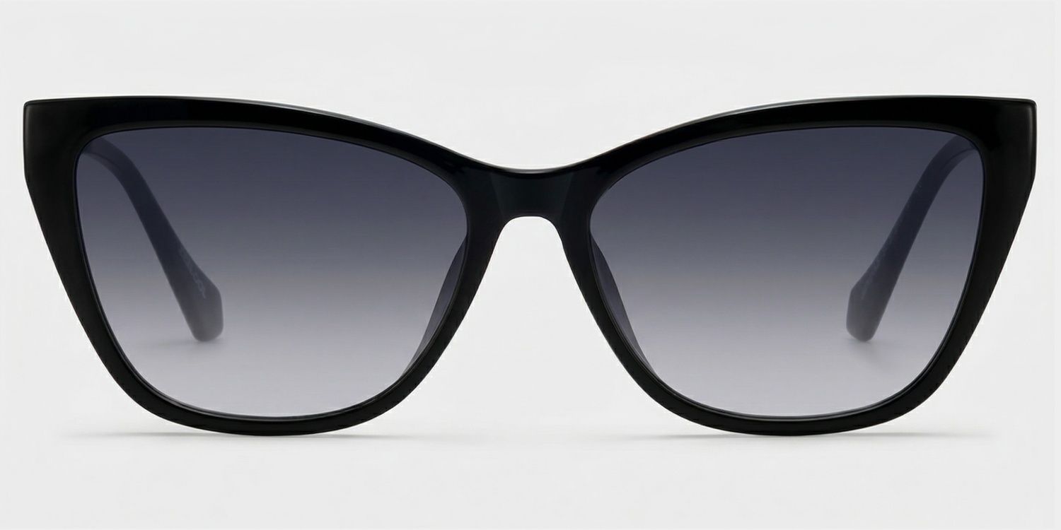 Celeste Cat Eye Style Black Frame Sunglasses | ZEELOOL0