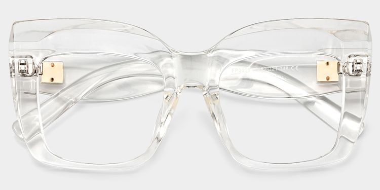 Alberta Clear Square Glasses