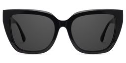 Tamarrah Black Cat eye Sunglasses0