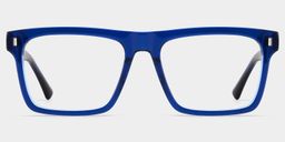Henry Blue Rectangle Glasses3