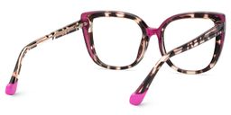 Fenn Pink Tortoise Cat eye Glasses4