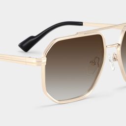 Autumn Gold Aviator Sunglasses4