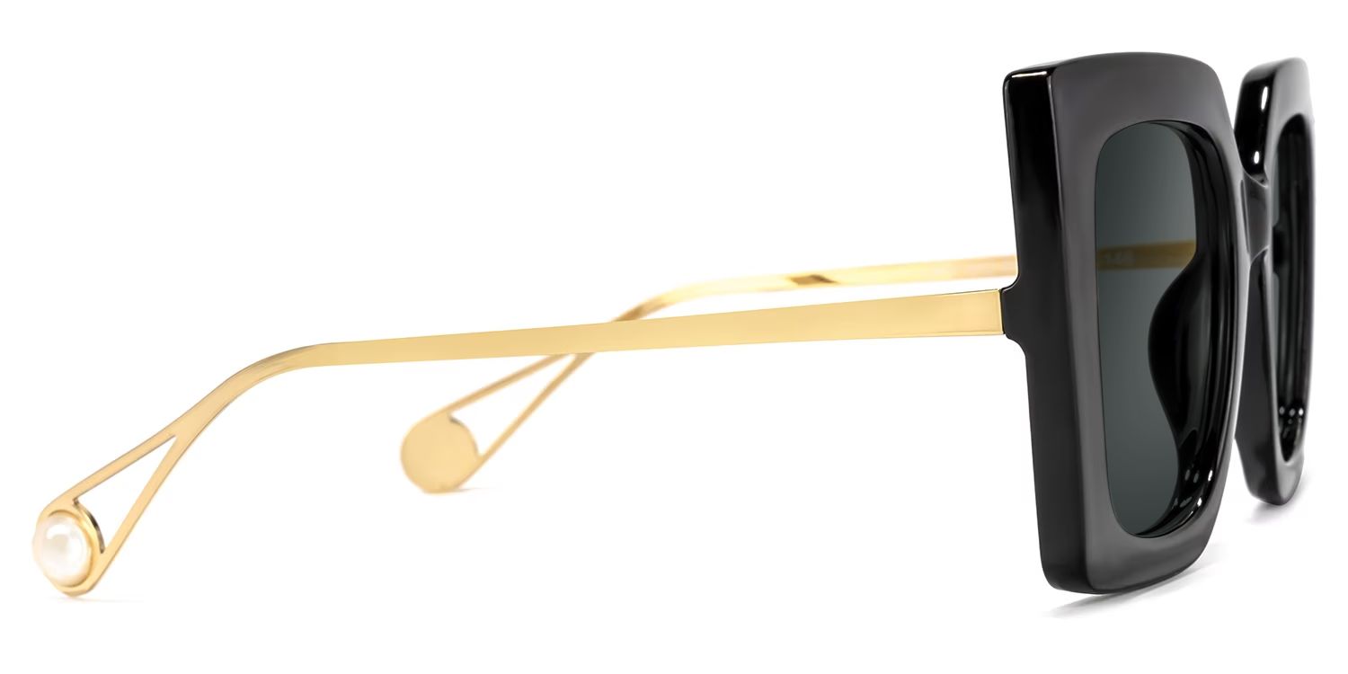 Qatar Black Square Sunglasses to Frame Your Face | ZEELOOL2