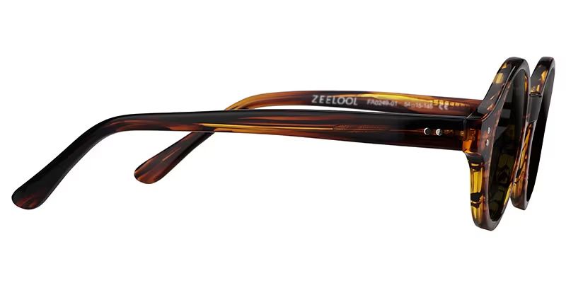 Giggs Tortoise Round Polarized Sunglasses for Driving | ZEELOOL3