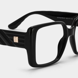 Maya Black Square Glasses5