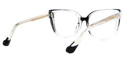 Fenn Clear Cat eye Glasses3
