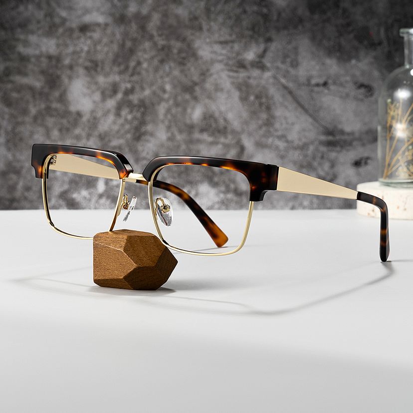 Gerena Tortoise Browline Glasses