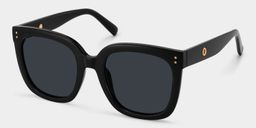 Ebony Black Square Sunglasses2