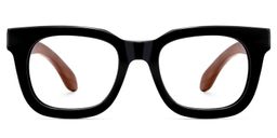 Sam Black Rectangle Glasses0
