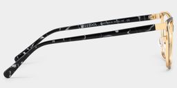 Elise Black Rectangle Glasses4