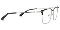 Marshall Grey Silver Browline Glasses4
