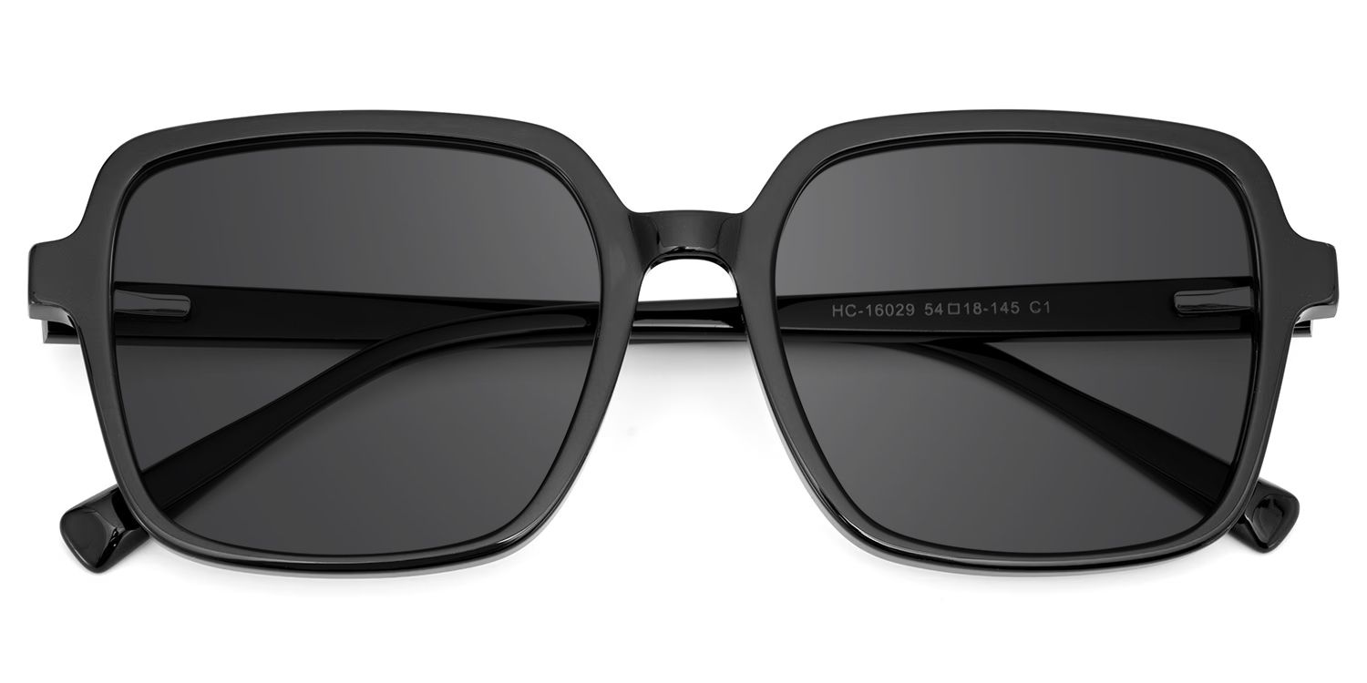 Ember Square Black Sunglasses for Women & Men | ZEELOOL1