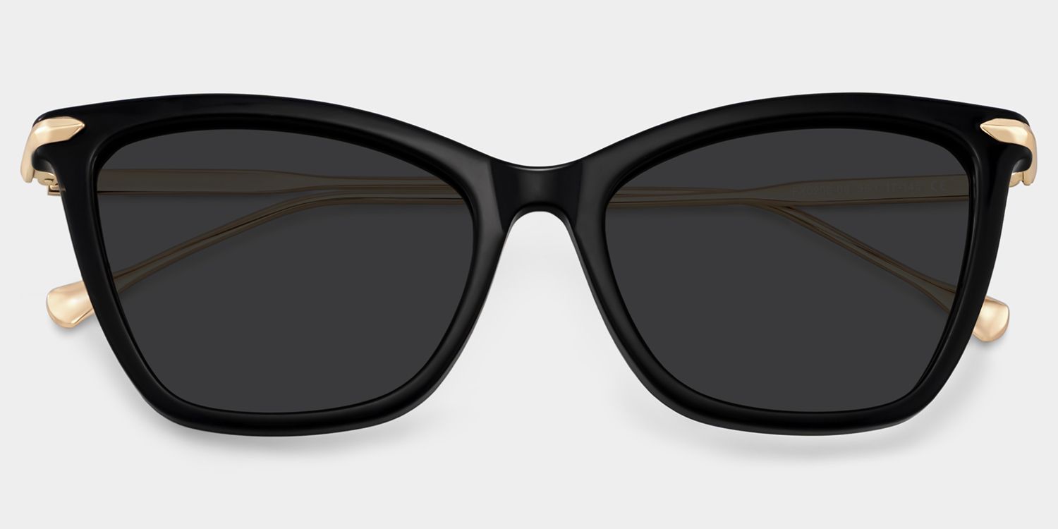Hilary Black Butterfly Sunglasses to Frame Your Face | ZEELOOL1