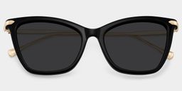 Hilary Black Butterfly Sunglasses1