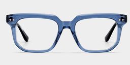 Michael Blue Square Glasses1