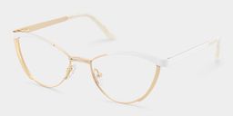 Sydney Gold Cat eye Glasses2