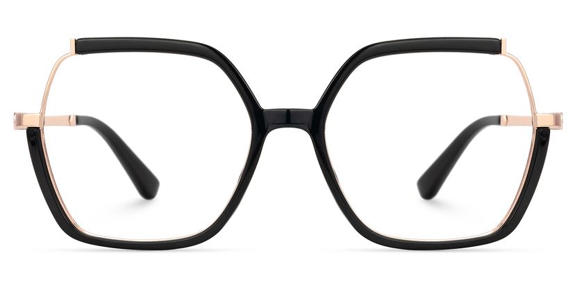 Alexia Black Square Glasses