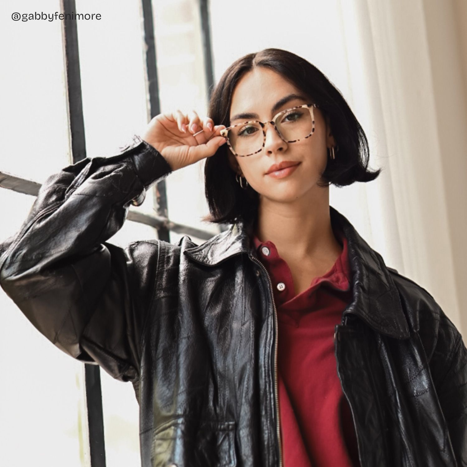 Zoe Tortoise Frame Glasses with Square Frame Online | ZEELOOL11