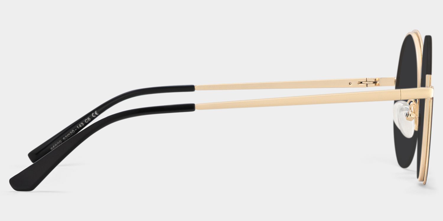 Flozif Round Black Prescription Sunglasses | ZEELOOL3