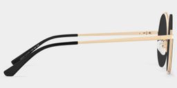 Flozif Black Round Sunglasses3