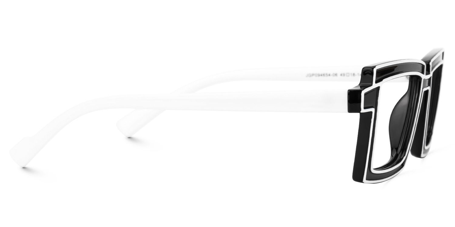 Cyberpunk-Style Zephyr Black Frame Glasses | Zeelool3