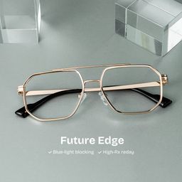 Autumn Gold Aviator Glasses0