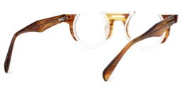 Mastin Brown Round Glasses3