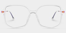 Payton Iridescent Geometric Glasses0