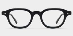 Amber Black Square Glasses1