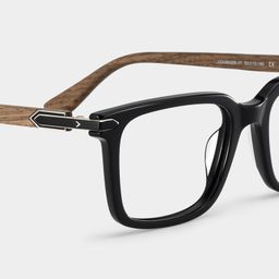 Noah Black Rectangle Glasses5