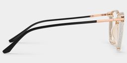Annalisa Beige Square Glasses4