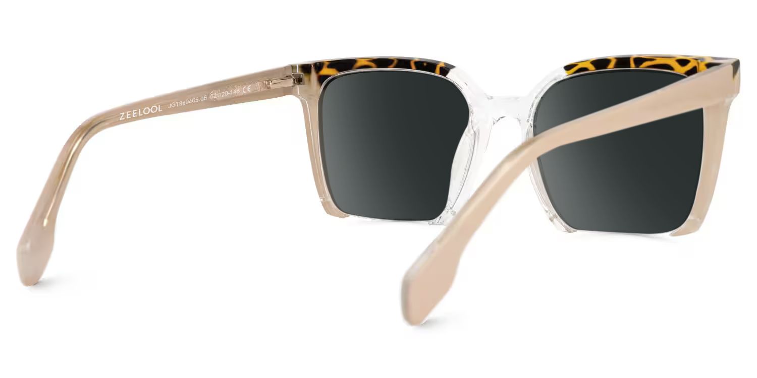 Misty Square Style Pink Frame Sunglasses | ZEELOOL3