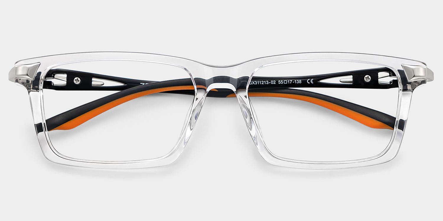 Orion Clear Rectangle Eyeglasses On Sale | ZEELOOL2