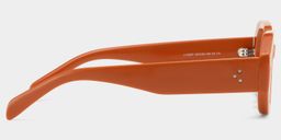 Soleil Orange Rectangle Sunglasses3