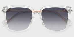 Zeyna Clear Square Sunglasses1