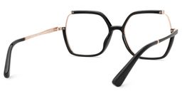 Alexia Black Square Glasses4