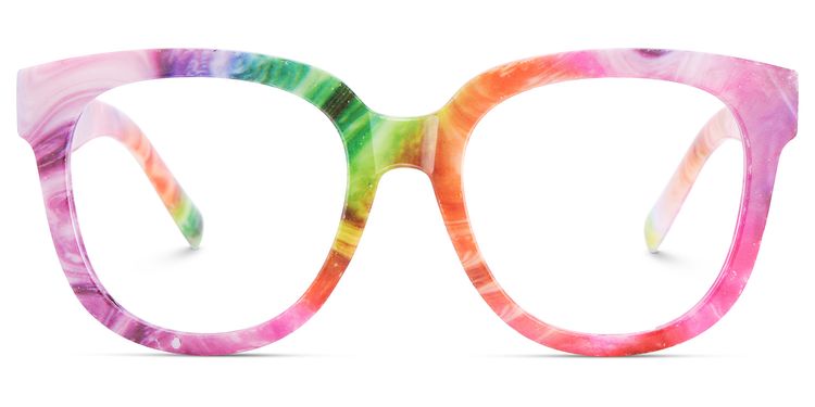 Harrell Multicolor Square Glasses