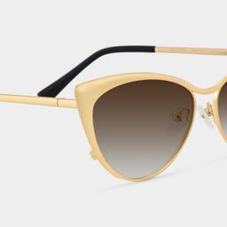 Ellen Gold Cat eye Sunglasses4