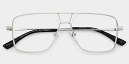 Debbie Silver Aviator Glasses2
